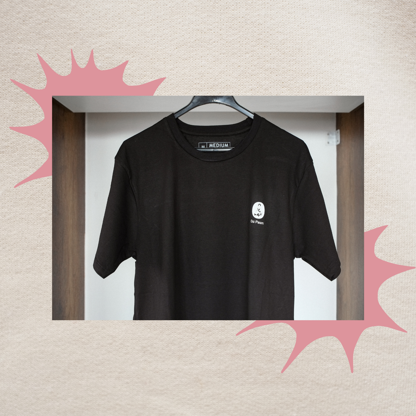 Black T-shirt: Blue Residence