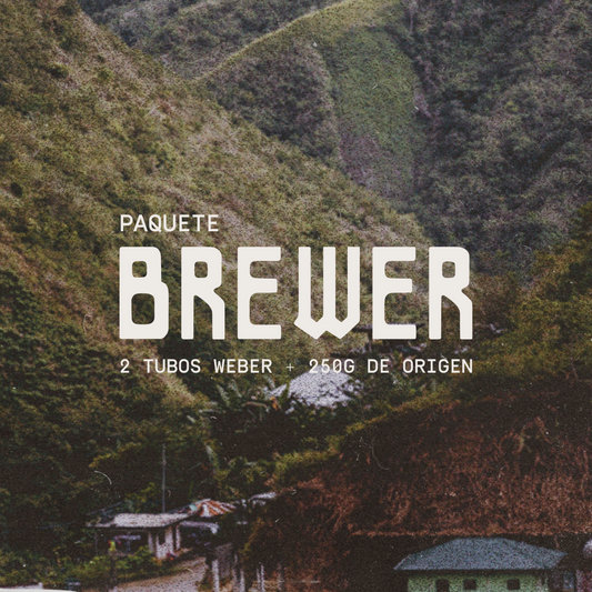 Paquete Brewer ( 2 tubos Weber + 250g de Origen) - Suscripción