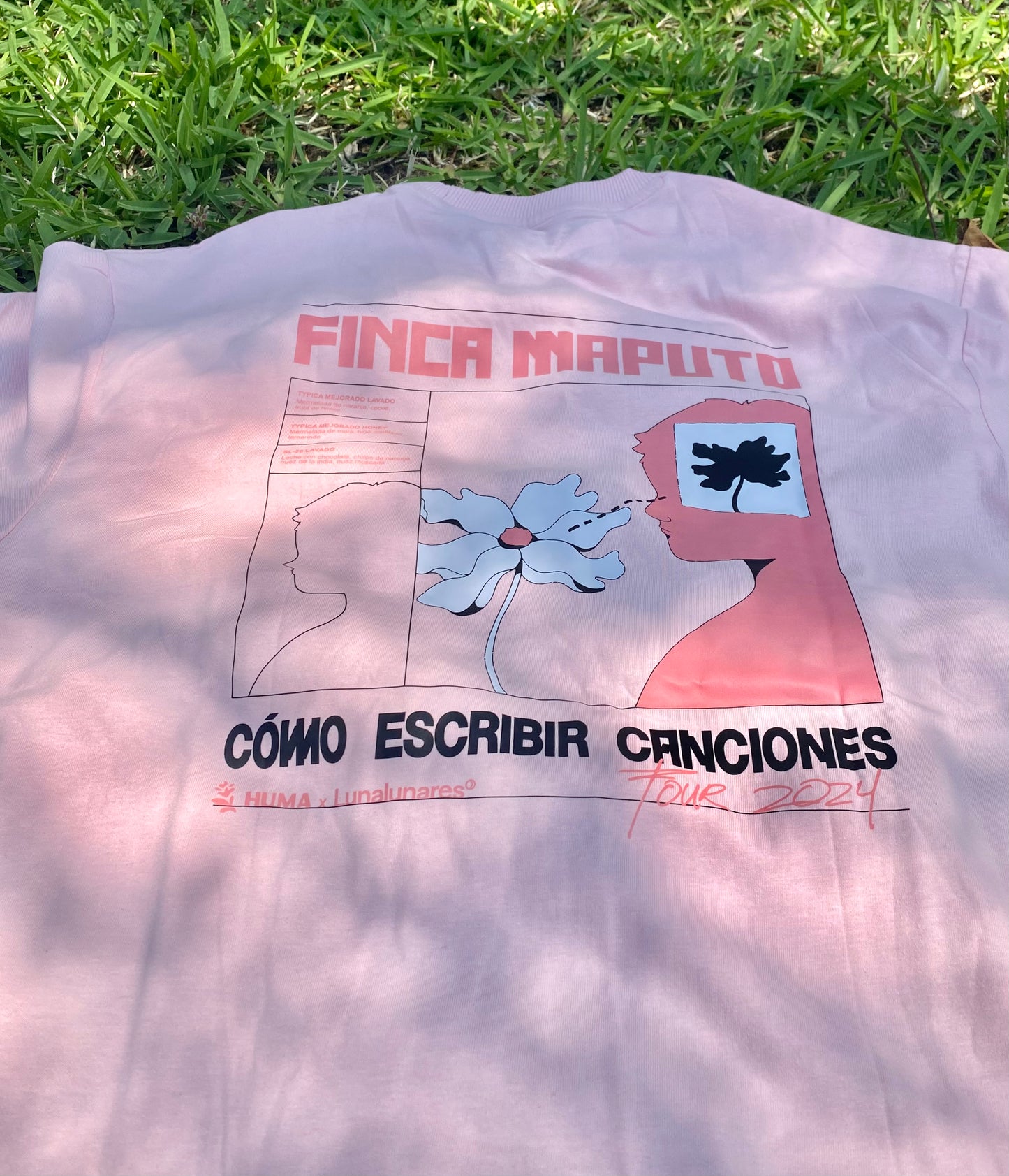 Pink "Finca Maputo" T-shirt