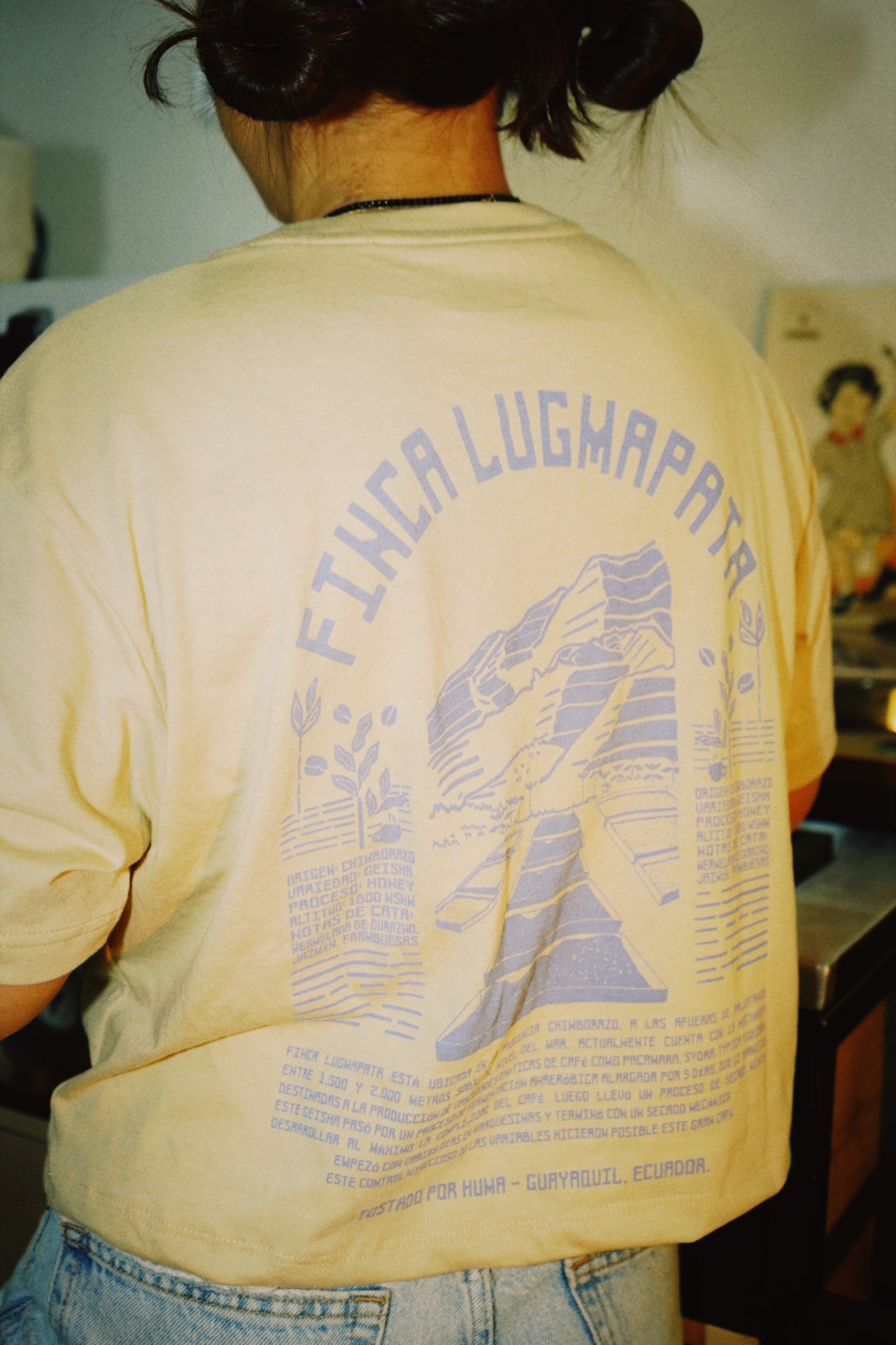 "Finca Lugmapata" Camisetas de caficultores del Ecuador